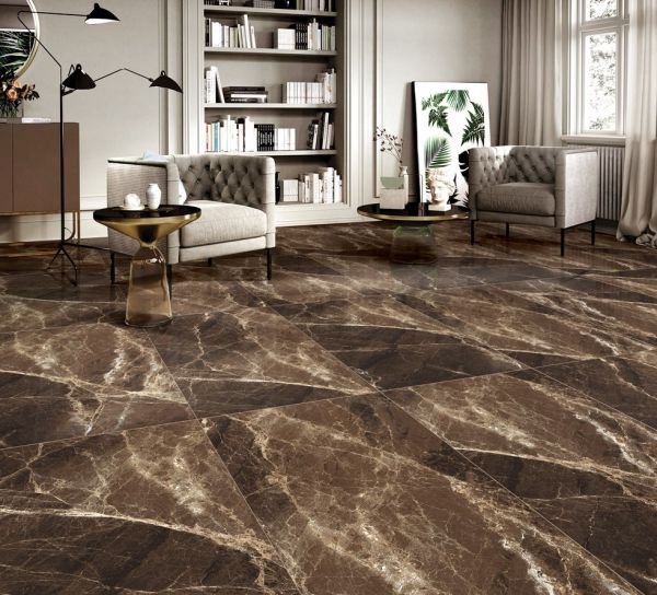 Emprador Royal marble-look tile